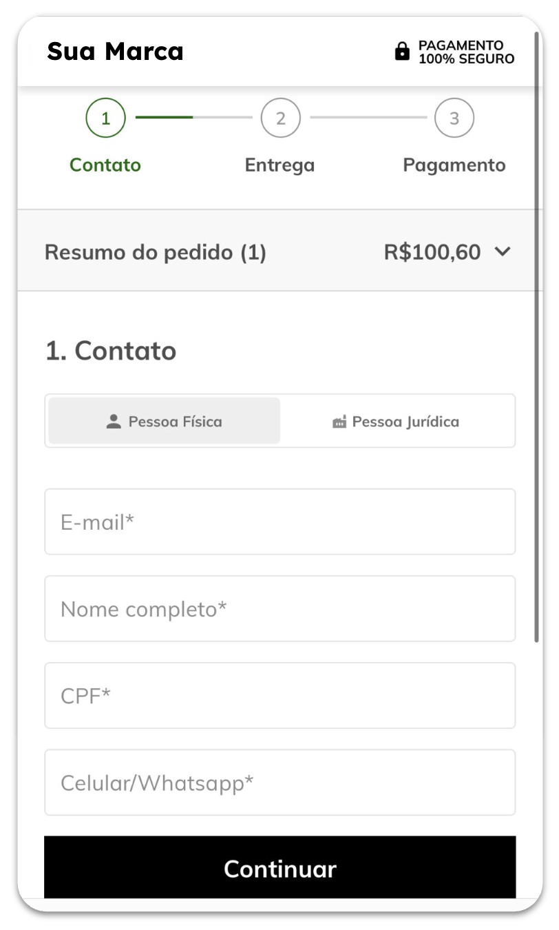 Checkout TURBO da Unbox